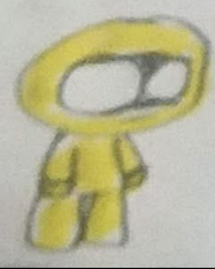 Poster portrait of Shaman in violet and gold tones