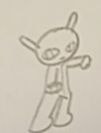 Hand-drawn original resketch of Zetro.